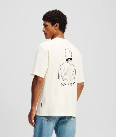 Karl Lagerfeld Kl X Jorge Parra T-shirt In Brown