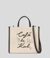 Karl Lagerfeld X Jorge Parra Canvas Tote Bag