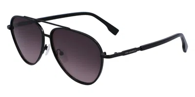Karl Lagerfeld Kl344s 001 Men's Sunglasses Black Size 59