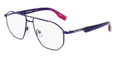 Karl Lagerfeld Kl353 Men's Glasses, Blue, Size 56