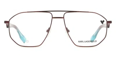 Karl Lagerfeld Kl353 Men's Glasses, Red, Size 56