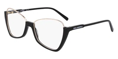 Karl Lagerfeld Kl354 Women's Glasses, Black, Size 55 In Multi