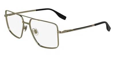 Karl Lagerfeld Kl357 Men's Glasses, Gold, Size 56