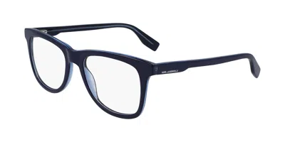 Karl Lagerfeld Kl6024 422 Men's Glasses Blue Size 52 - Free Lenses - Blue Light Block Available In Black