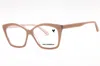Karl Lagerfeld Kl6064 Rectangular Acetate Frame Eyeglasses In Nude