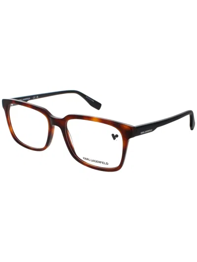 Karl Lagerfeld Kl6082 Acetate Eyeglasses For Men In Black