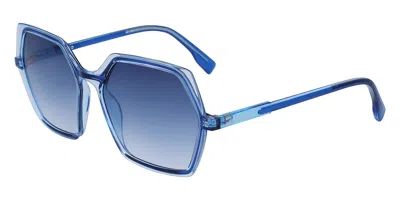 Karl Lagerfeld Kl6083s 407 Women's Sunglasses Blue Size 56