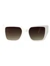 Karl Lagerfeld Rectangular Sunglasses Kl6098 S 105 In Black