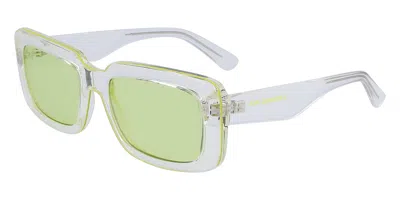 Karl Lagerfeld Kl6101s 970 Women's Sunglasses Clear Size 54 In Transparent