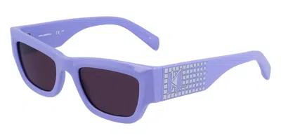 Karl Lagerfeld Kl6141s 541 Women's Sunglasses Purple Size 52