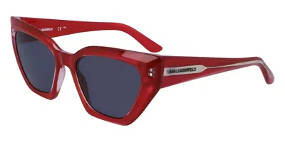 Karl Lagerfeld Kl6145s 600 Women's Sunglasses Red Size 54 In Neutral