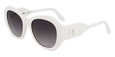 Karl Lagerfeld Kl6146s N 105 Women's Sunglasses White Size 54