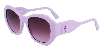 Karl Lagerfeld Kl6146s N 516 Women's Sunglasses Purple Size 54
