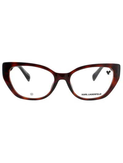Karl Lagerfeld Kl6151 Eyeglasses In Dark Tortoise - Demo