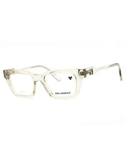 Karl Lagerfeld Kl6152 Rectangular Eyeglasses For All In White