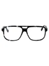 Karl Lagerfeld Marble Grey Acetate Glasses In Black