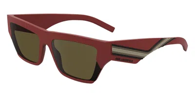 Karl Lagerfeld Kl6163s 600 Women's Sunglasses Red Size 59 In Multi