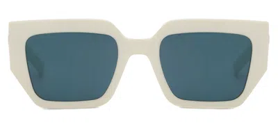 Karl Lagerfeld Kl6166s 105 Men's Sunglasses White Size 53 In Multi