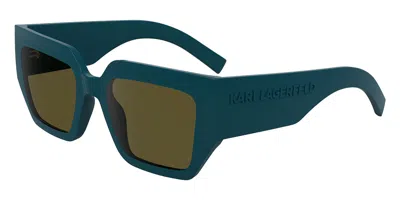 Karl Lagerfeld Kl6166s 425 Men's Sunglasses Blue Size 53 In Multi