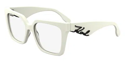 Karl Lagerfeld Kl6170 N Men's Glasses, White, Size 53