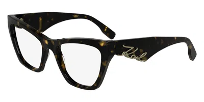 Karl Lagerfeld Kl6171 Women's Glasses, Tortoiseshell, Size 54 In Brown