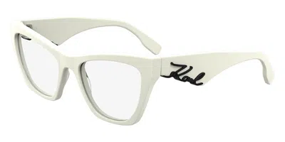 Karl Lagerfeld Kl6171 Women's Glasses, White, Size 54