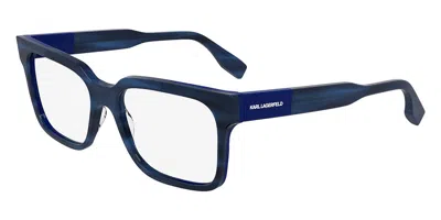 Karl Lagerfeld Kl6173 Men's Glasses, Blue, Size 55