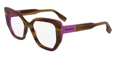 Karl Lagerfeld Kl6174 Women's Glasses, Brown, Size 53 In Multi