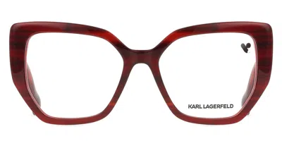 Karl Lagerfeld Kl6174 Women's Glasses, Red, Size 53 In Multi