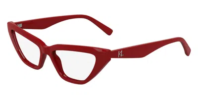 Karl Lagerfeld Kl6175 Women's Glasses, Red, Size 53 In Burgundy
