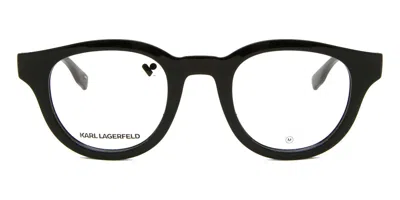 Karl Lagerfeld Kl6177 Men's Glasses, Black, Size 47