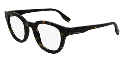 Karl Lagerfeld Kl6177 Men's Glasses, Tortoiseshell, Size 47 In Brown