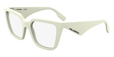 Karl Lagerfeld Kl6194 Women's Glasses, White, Size 54 In Neutral