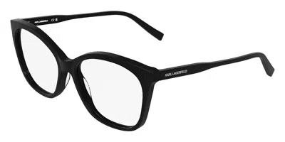 Karl Lagerfeld Kl6230 001 Occhiali Da Vista Neri Per Donna (solo Montatura) In Black