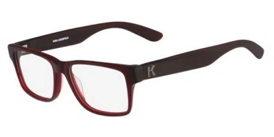 Karl Lagerfeld Kl873 066 Men's Glasses Burgundy Size 52 - Free Lenses - Blue Light Block Available In Brown