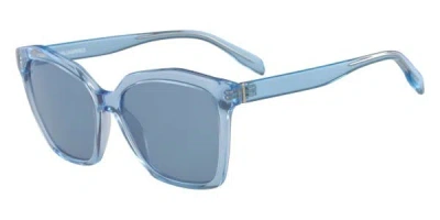 Karl Lagerfeld Kl957s 077 Women's Sunglasses Blue Size 55