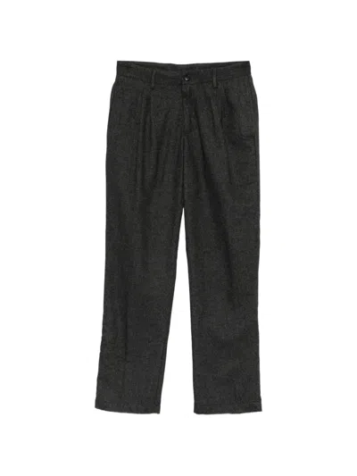 Karl Lagerfeld Kl-clifford Pleated Trousers In Gray