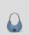 Karl Lagerfeld Klj Box Logo Half-moon Shoulder Bag