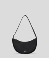 Karl Lagerfeld Klj Box Logo Soft Moon Shoulder Bag
