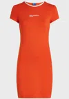 Karl Lagerfeld Klj Cap Sleeve Milano Dress In Red