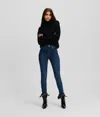Karl Lagerfeld Klj High-rise Skinny Jeans In Blue