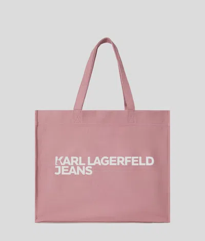 Karl Lagerfeld Klj Logo Canvas Shopper