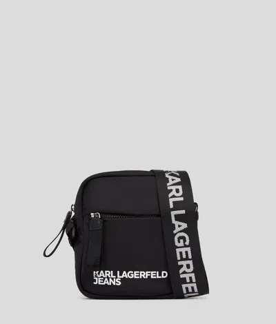 Karl Lagerfeld Klj Logo Nylon Crossbody Bag