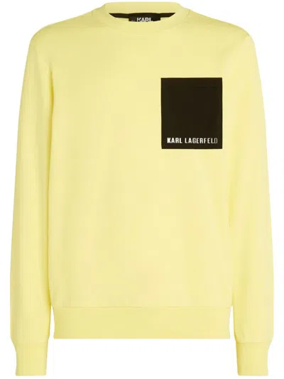 Karl Lagerfeld Klj Sweatshirt In Yellow