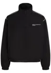 Karl Lagerfeld Klj Zip Up Piping Jacket Jacket In Black