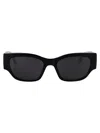 Karl Lagerfeld Round Sunglasses Klj6168 S 1 In Black