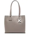Karl Lagerfeld Klock Tote Bag In Neutrals