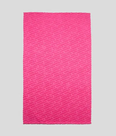 Karl Lagerfeld K/logo Beach Towel