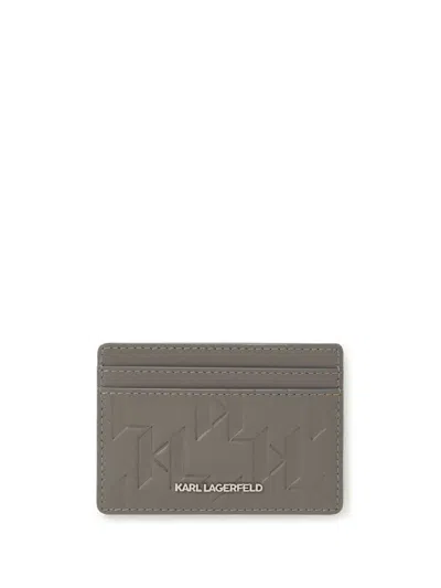 Karl Lagerfeld K/loom Card Holder In Neutrals