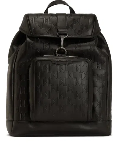 Karl Lagerfeld K/loom Leather Backpack